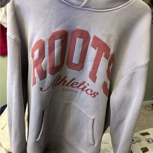 Roots Athletics Lavender and Pink Hoodie